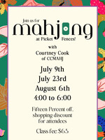Courtney Cook MAHJ August 6th Mahjong Class