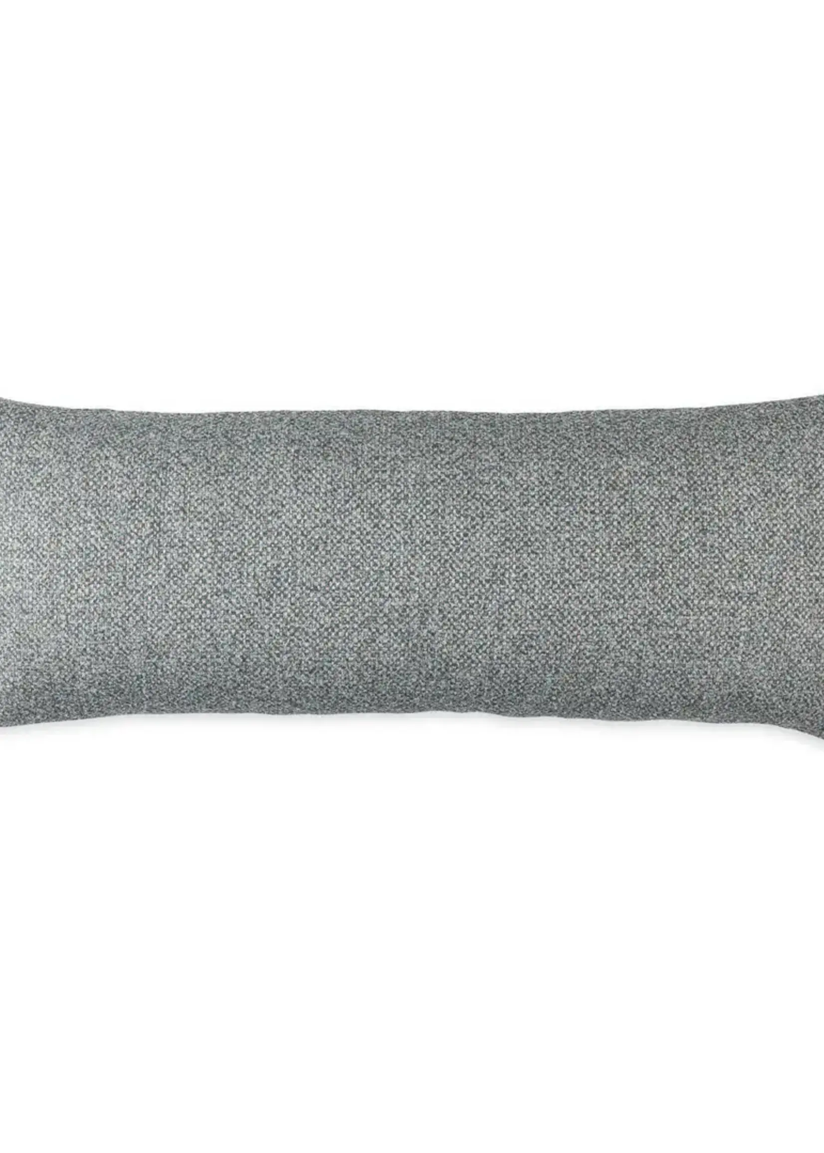 Lili Alessandra L1224TRMI TRUMAN MTO MIST WOVEN JACQUARD SMALL RECTANGLE PILLOW 12X24