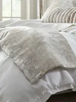 Lili Alessandra PERCY MTO CLOUD TEXTURED JACQUARD LUXE PADDED THROW 54X98