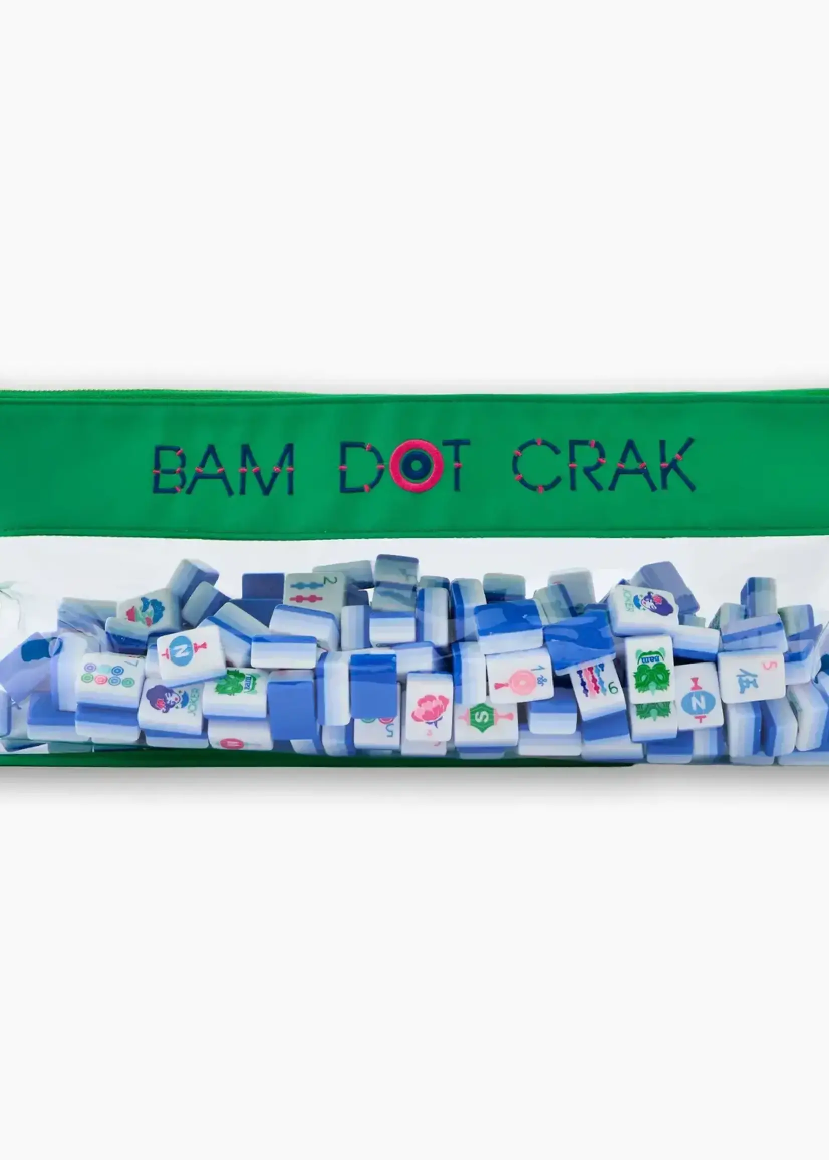 Oh My Mahjong Kelly Green Bam Dot Crak Bag