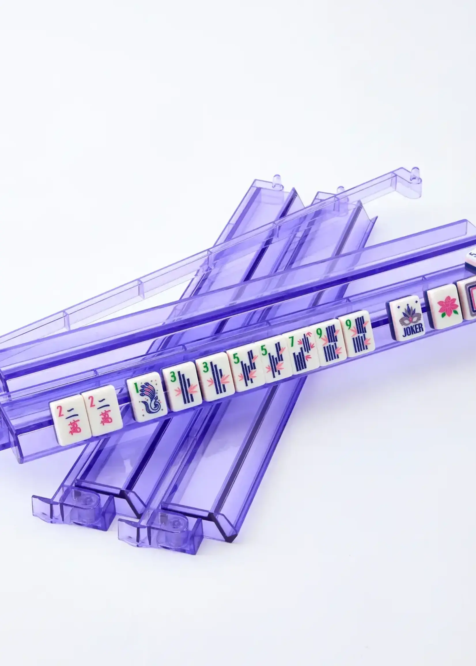 Oh My Mahjong Lilac Rack and Pusher Set