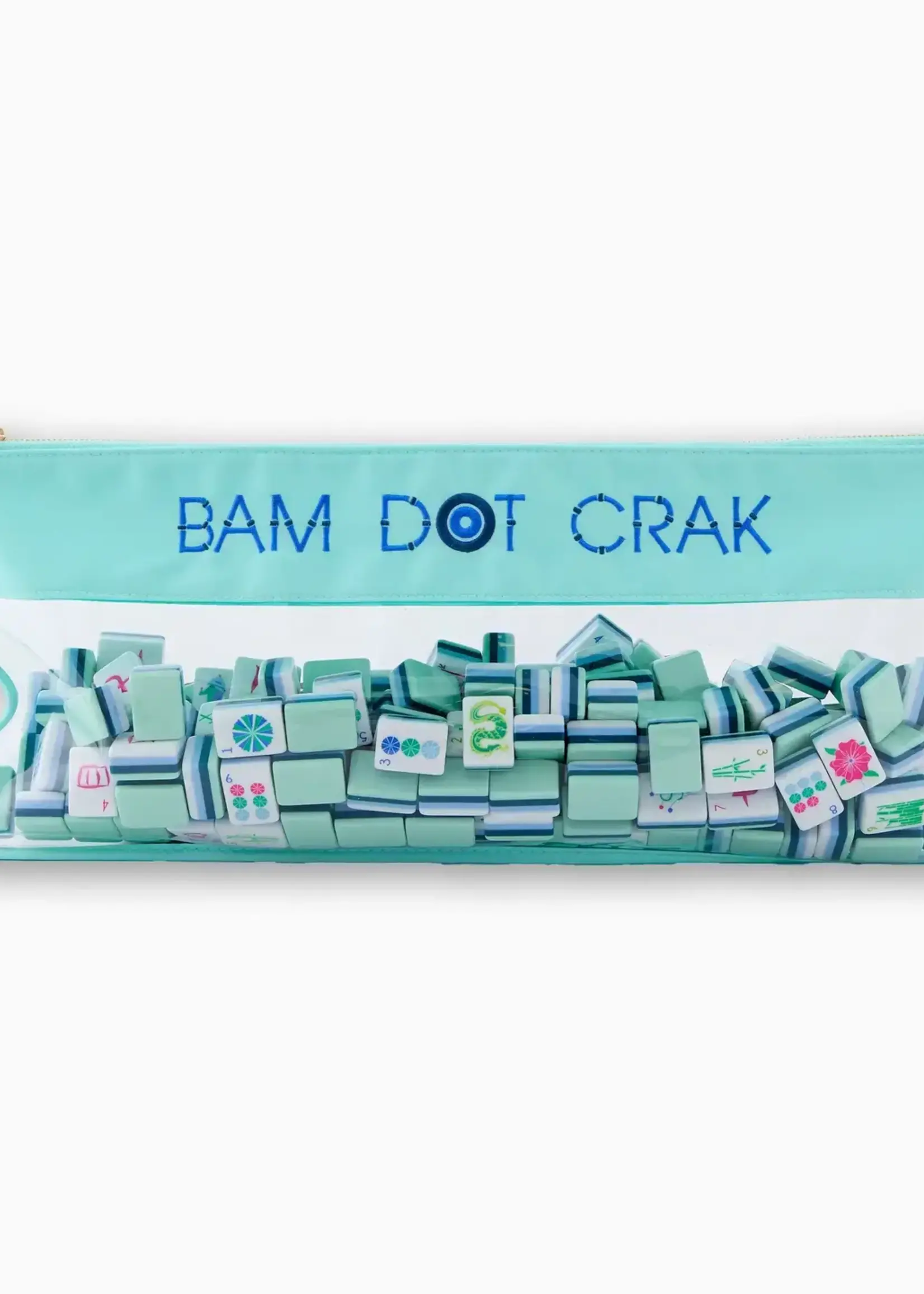 Oh My Mahjong Mint Bam Dot Crak Mahjong Bag