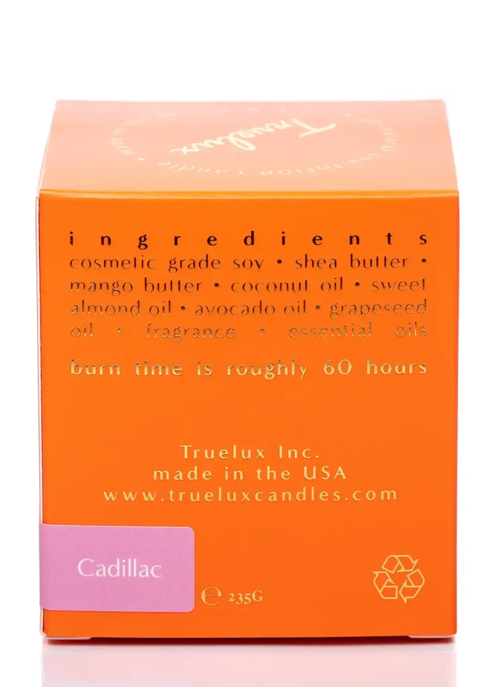 Truelux Cadillac Lotion Candle