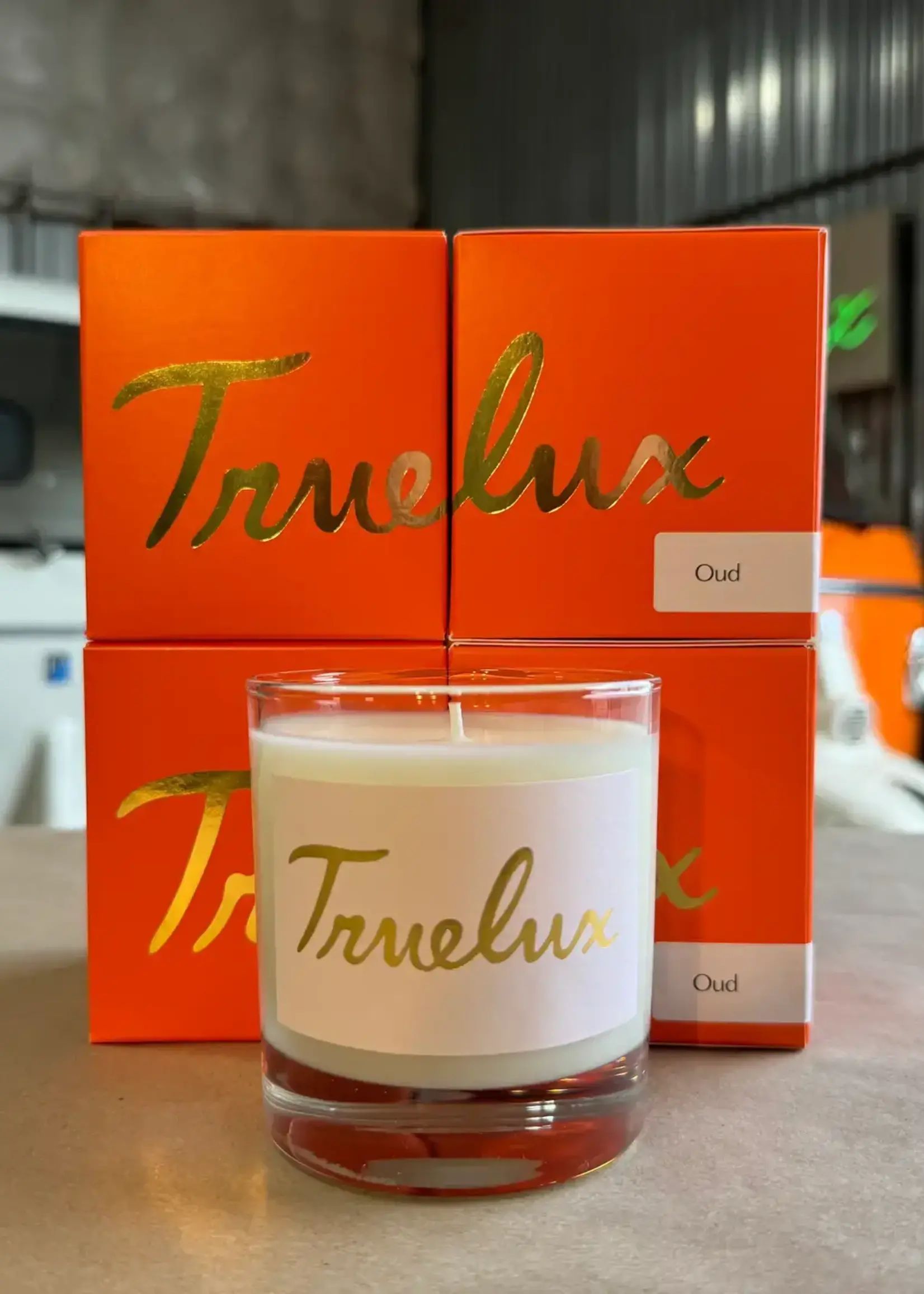 Truelux Oud Lotion Candle
