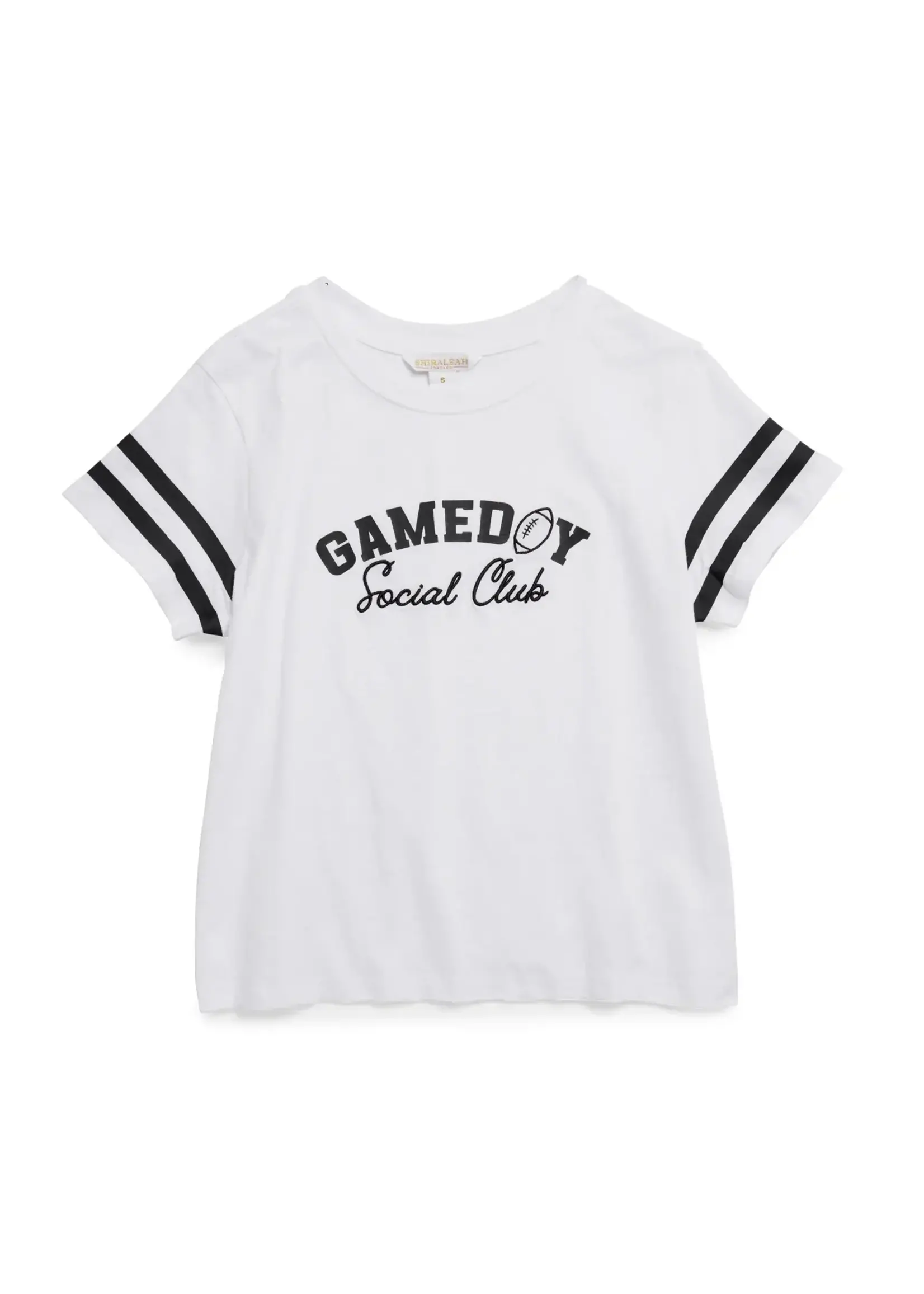 Shiraleah Shiraleah "Game Day" Relaxed Tee – White