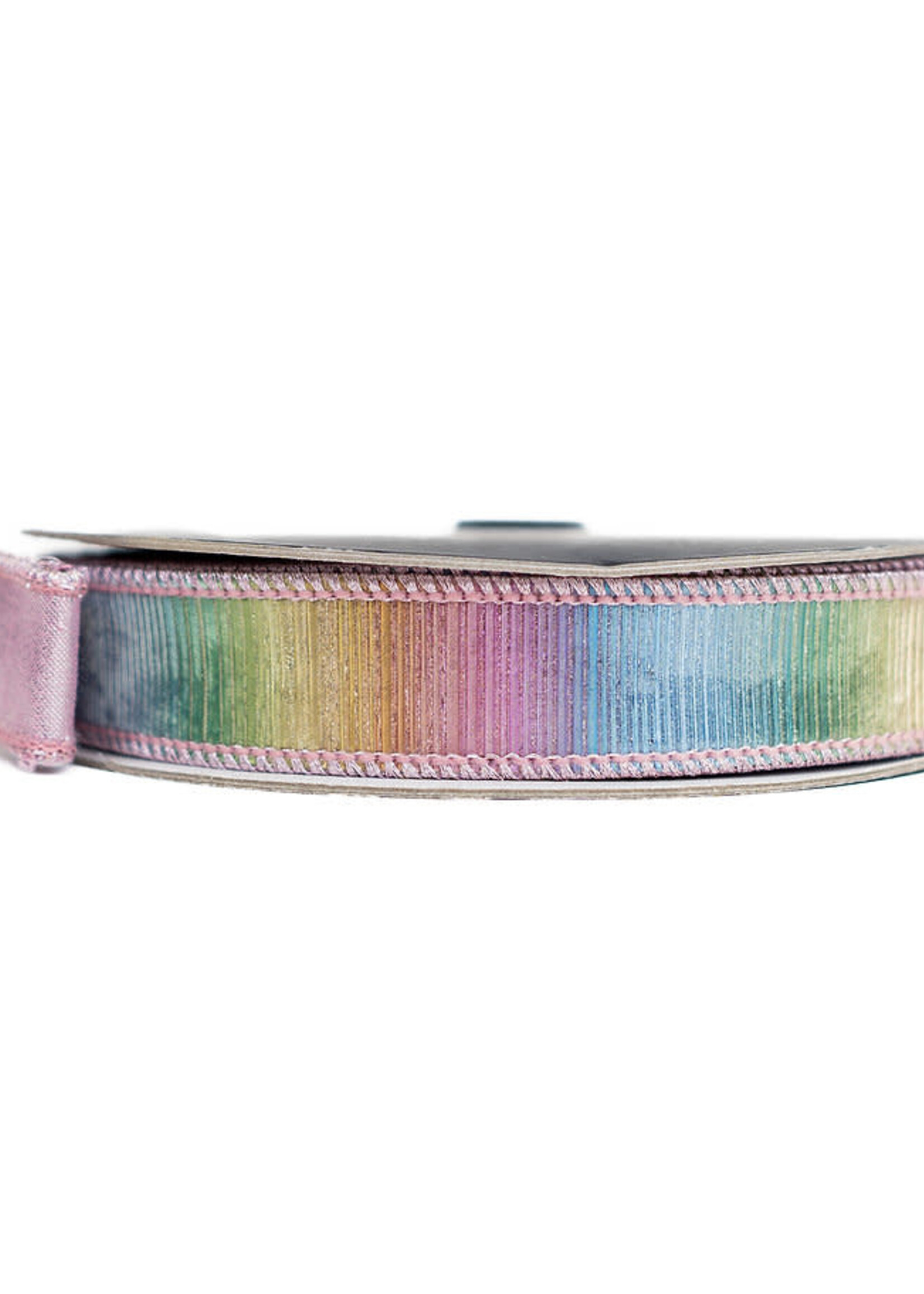 Farrisilk Velvet Ribbon | Platinum 1" x 10 Yards | Craft, Gift Wrap & DIY Ribbon