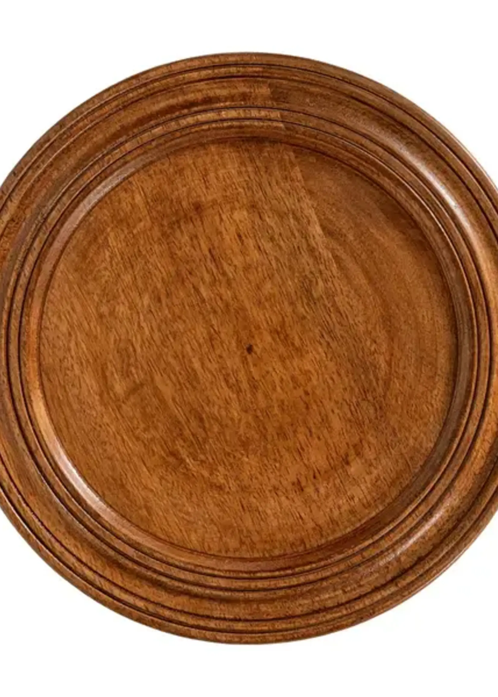 Juliska Juliska Bilbao Wood Charger – Hand-Turned Mango Wood
