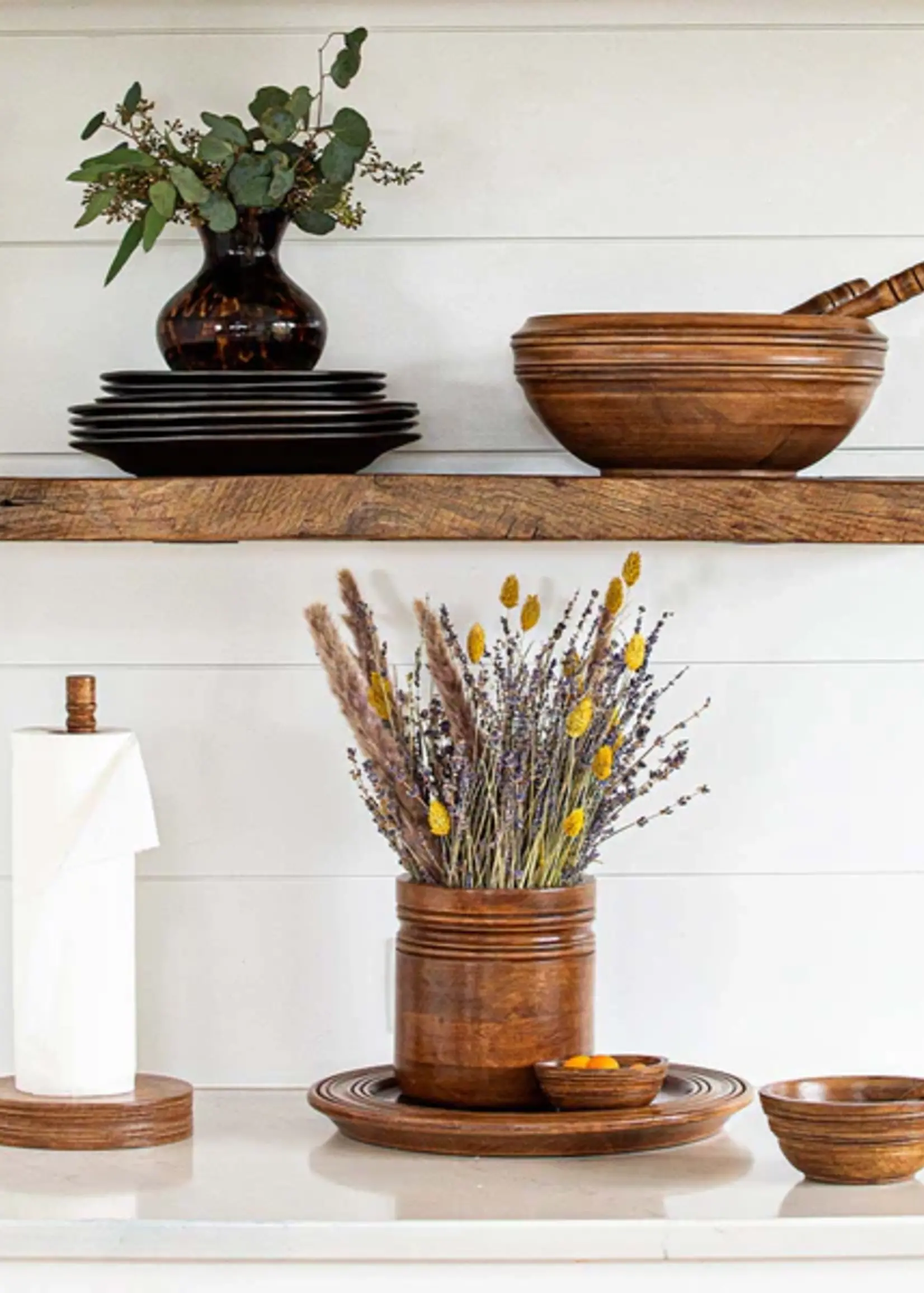 Juliska Juliska Bilbao Wood Charger – Hand-Turned Mango Wood