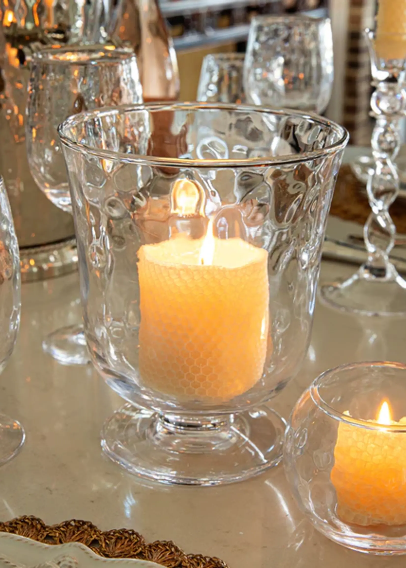 Juliska Juliska Puro Collection – Glass Tealight & Hurricane