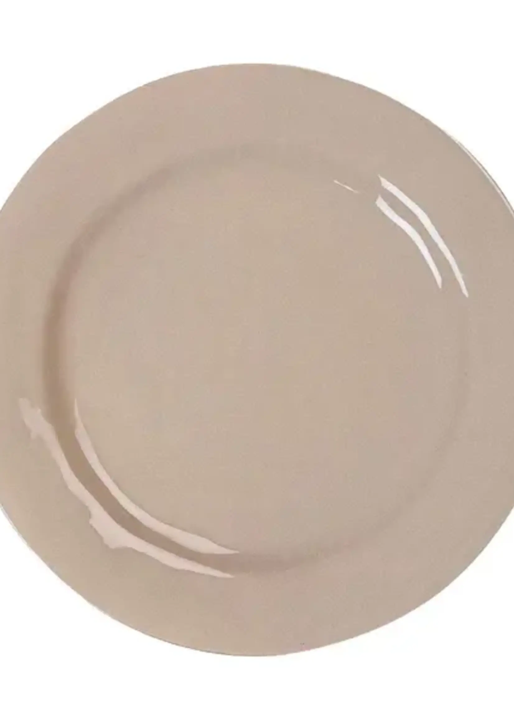 Juliska Juliska Puro Dinner Plate – Taupe – Stoneware Ceramic