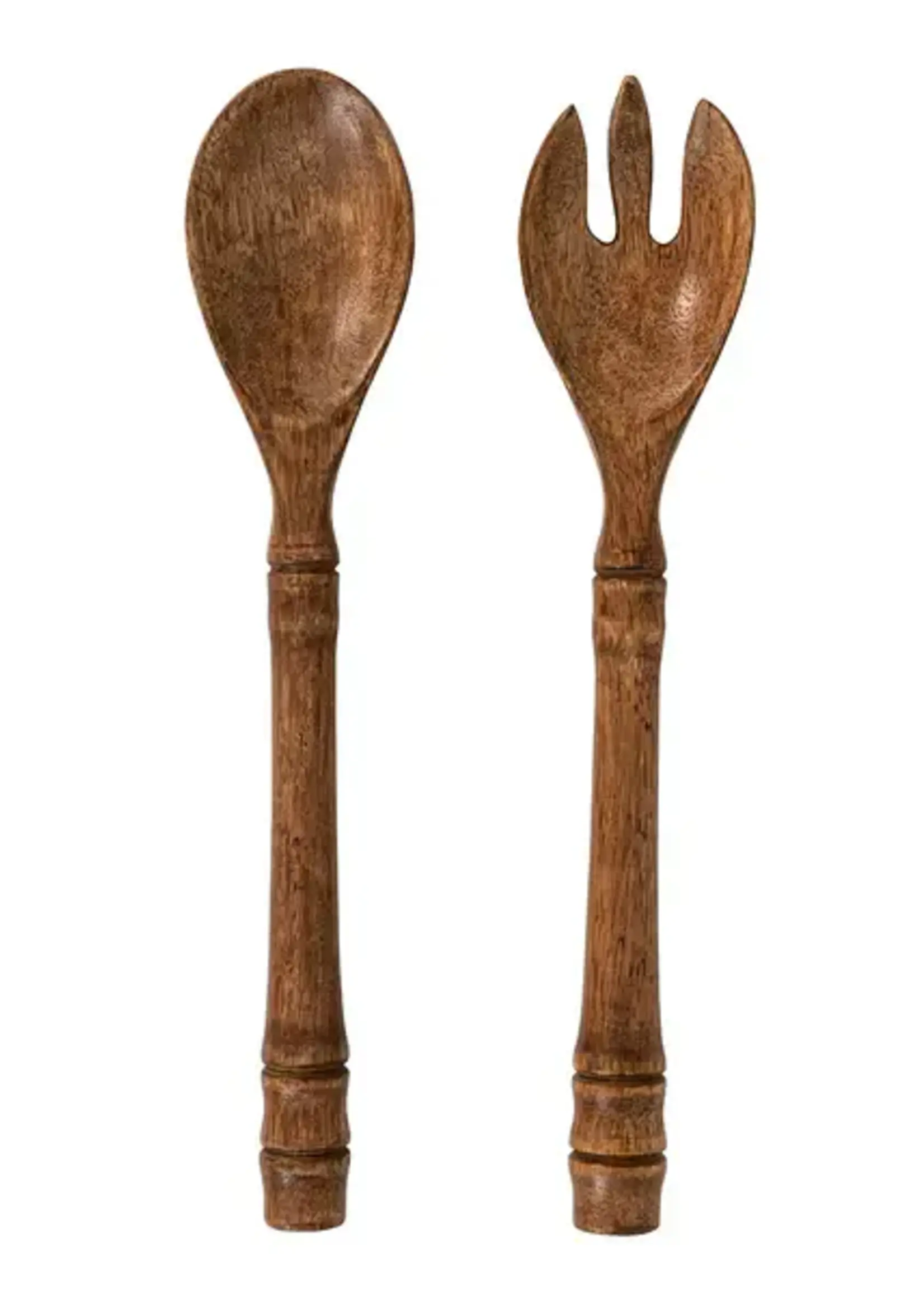 Juliska Juliska Bilbao Wood Collection – Serving Bowl & Salad Servers