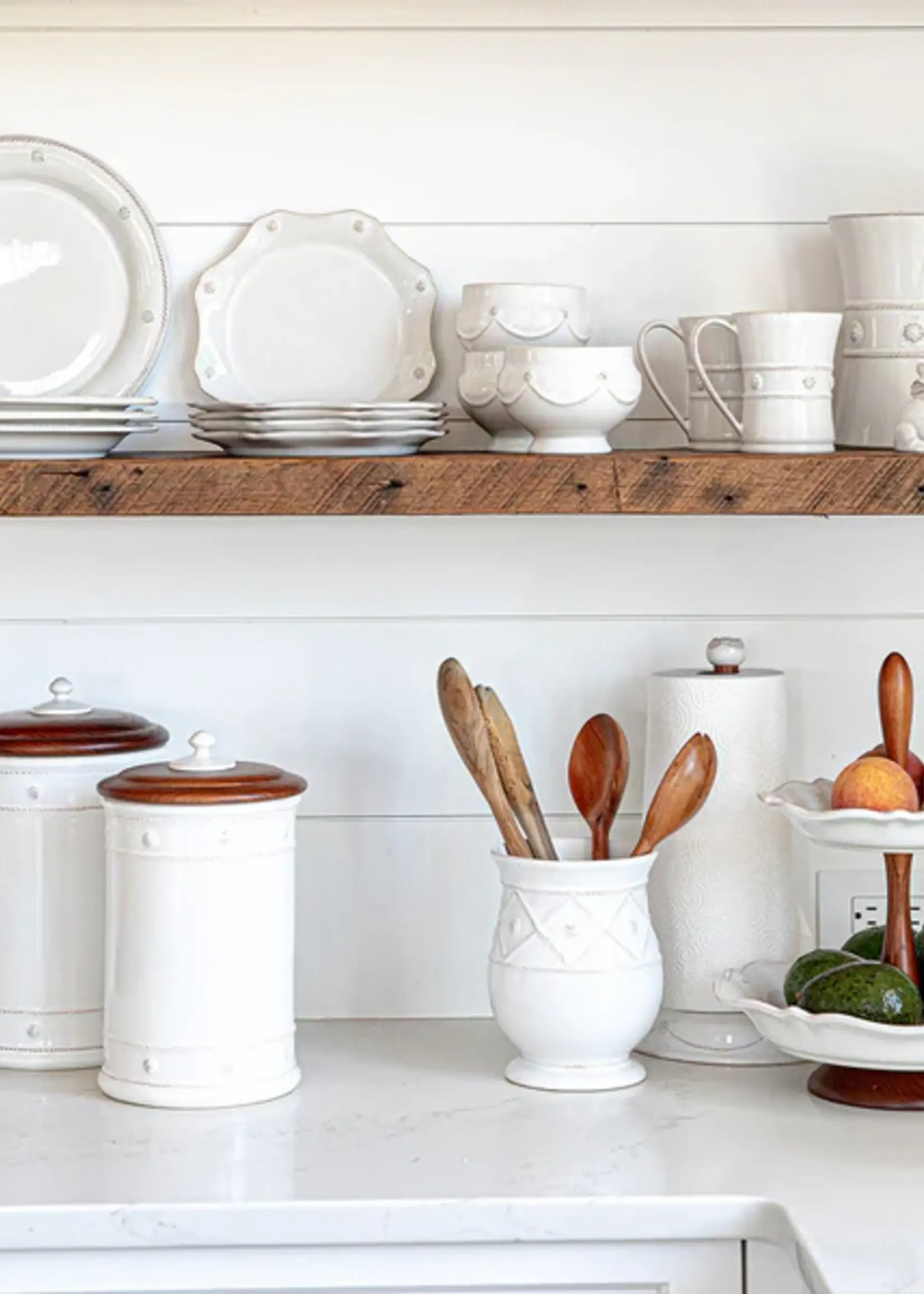 Juliska Juliska Berry & Thread Collection – Whitewash Ceramic Stoneware Dinnerware