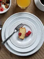 Juliska Juliska Le Panier Collection – Whitewash & Delft Blue Ceramic Stoneware Dinnerware