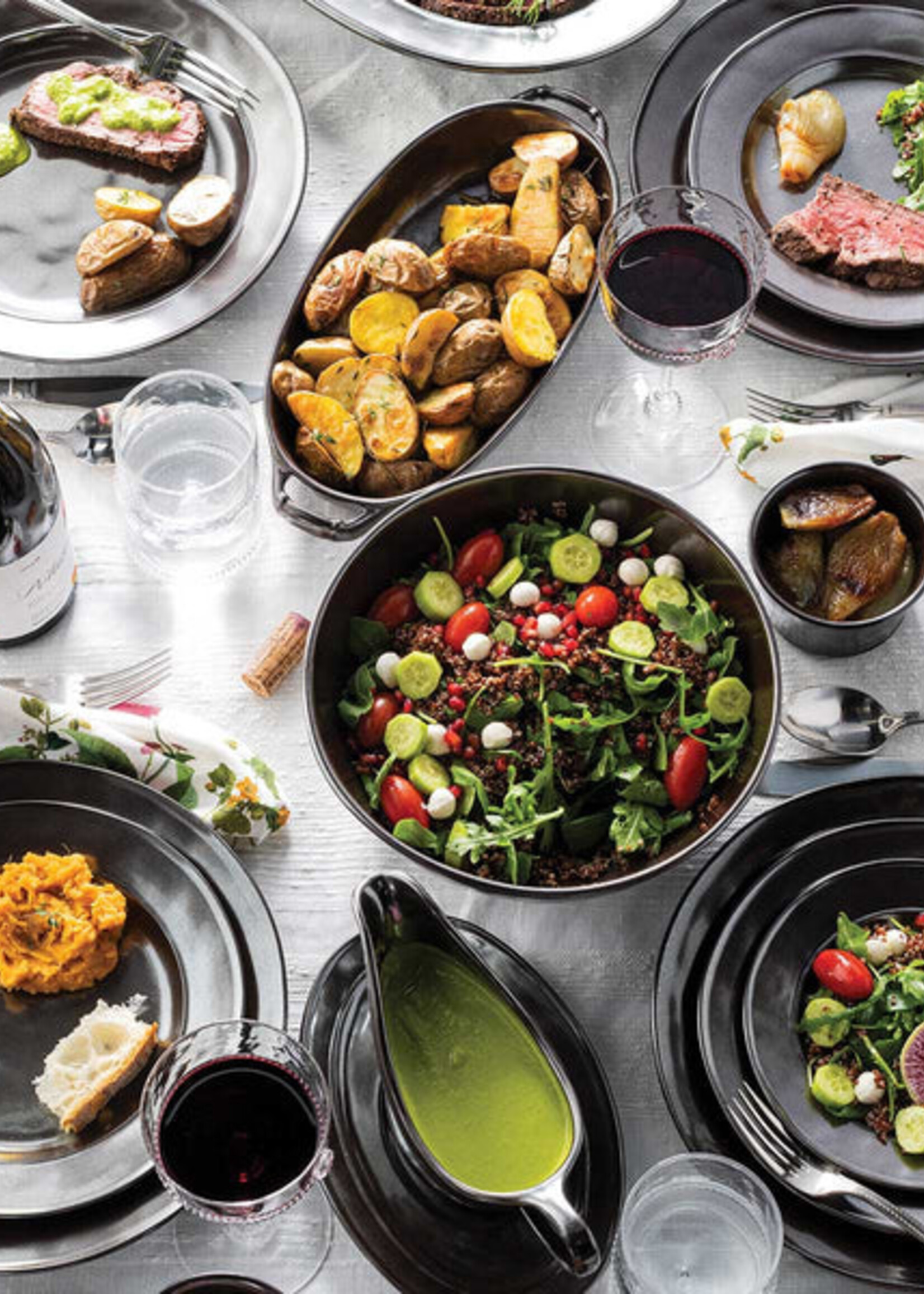 Juliska Juliska Pewter Stoneware Collection – Ceramic Dinnerware