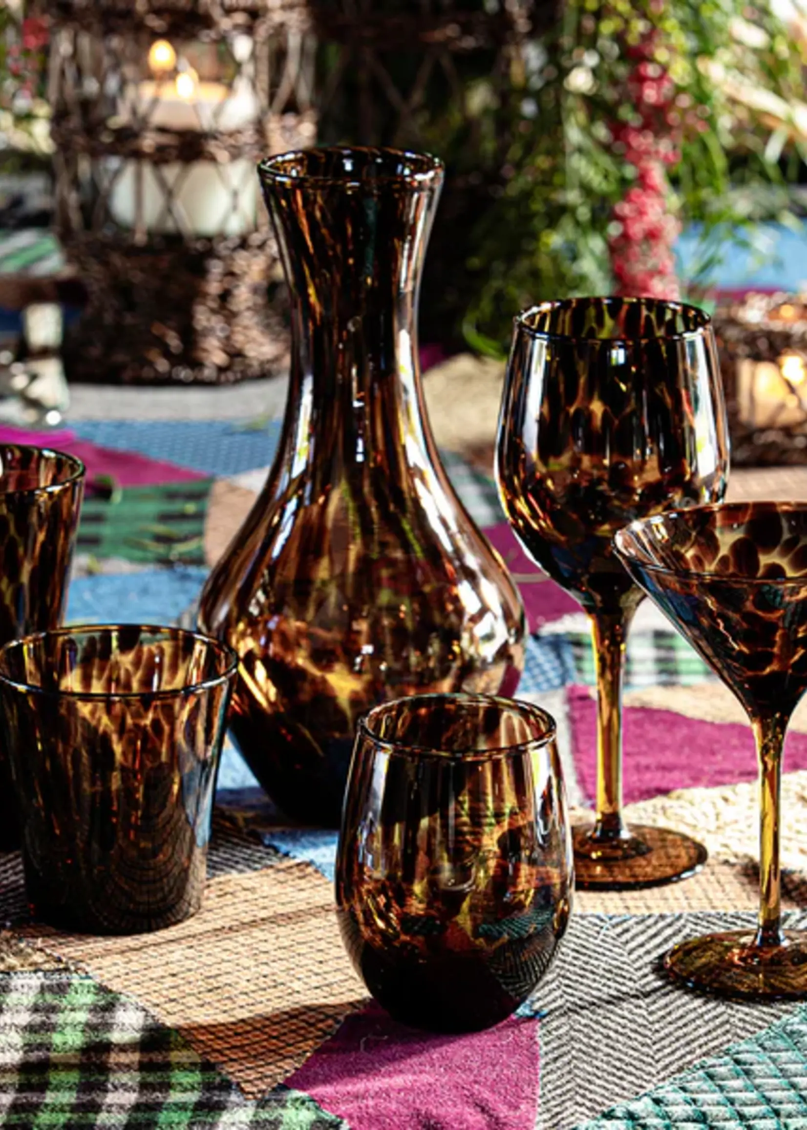 Juliska Juliska Puro Collection – Tortoiseshell Glassware