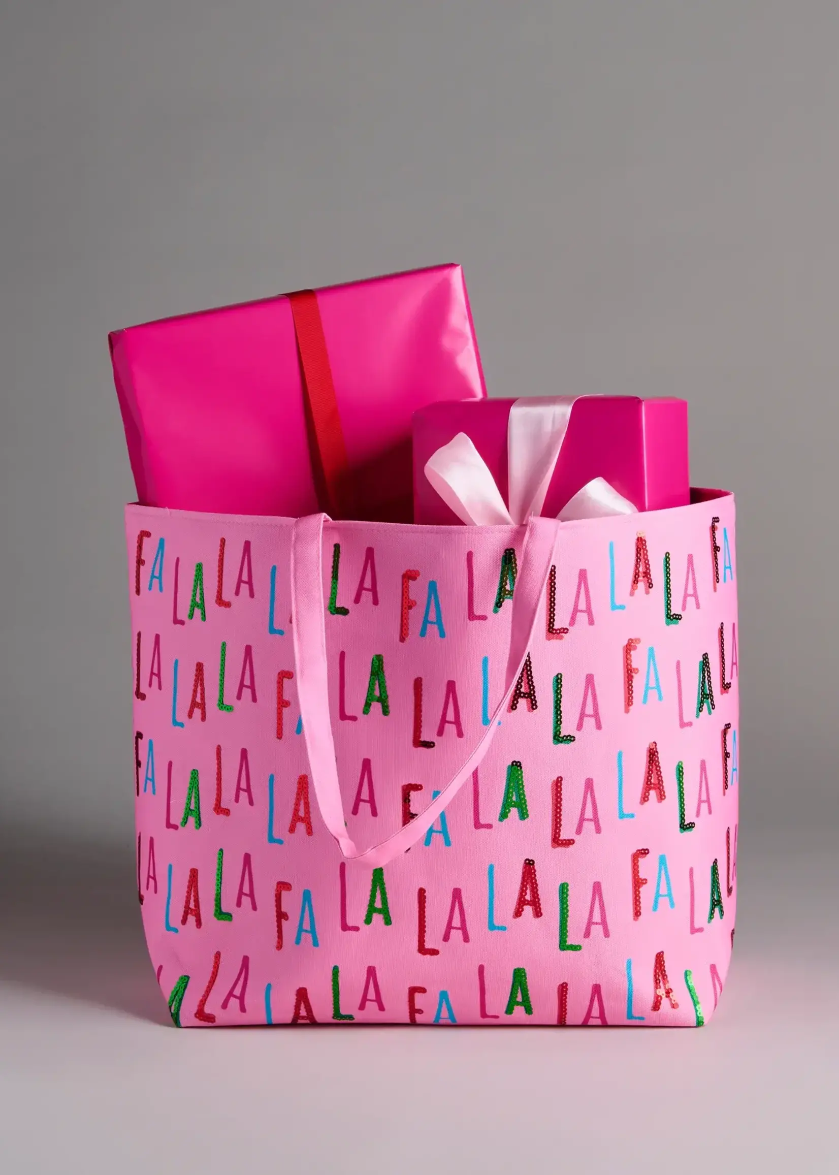 Shiraleah 01-02-143PI FA LA LA GIFTING TOTE,PINK
