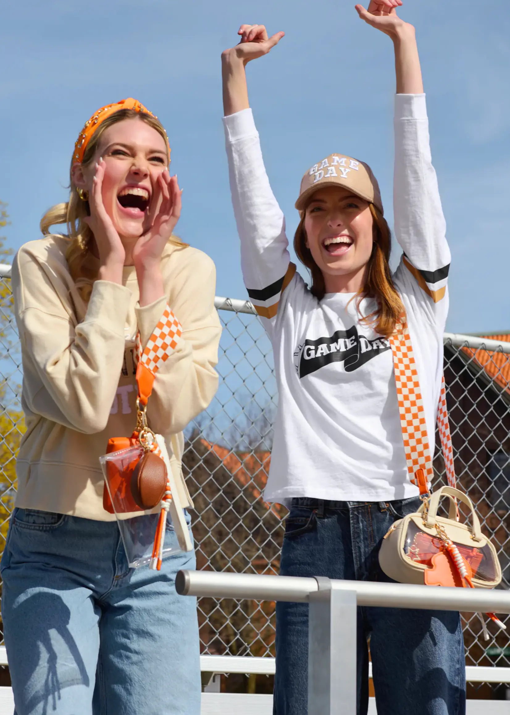 Shiraleah Shiraleah Game Day Collection – Beaded Pouches, Cap & Pillow