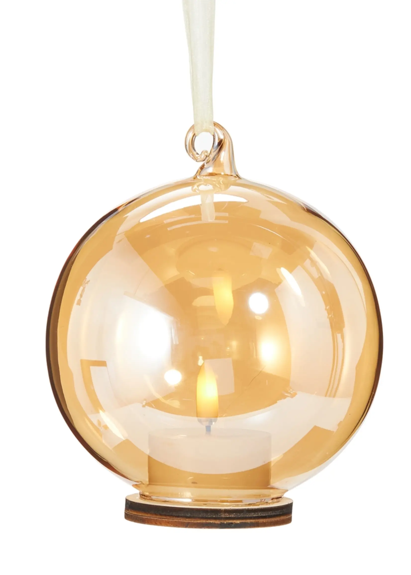 RAZ Imports Raz Glass & Etched LED Candles