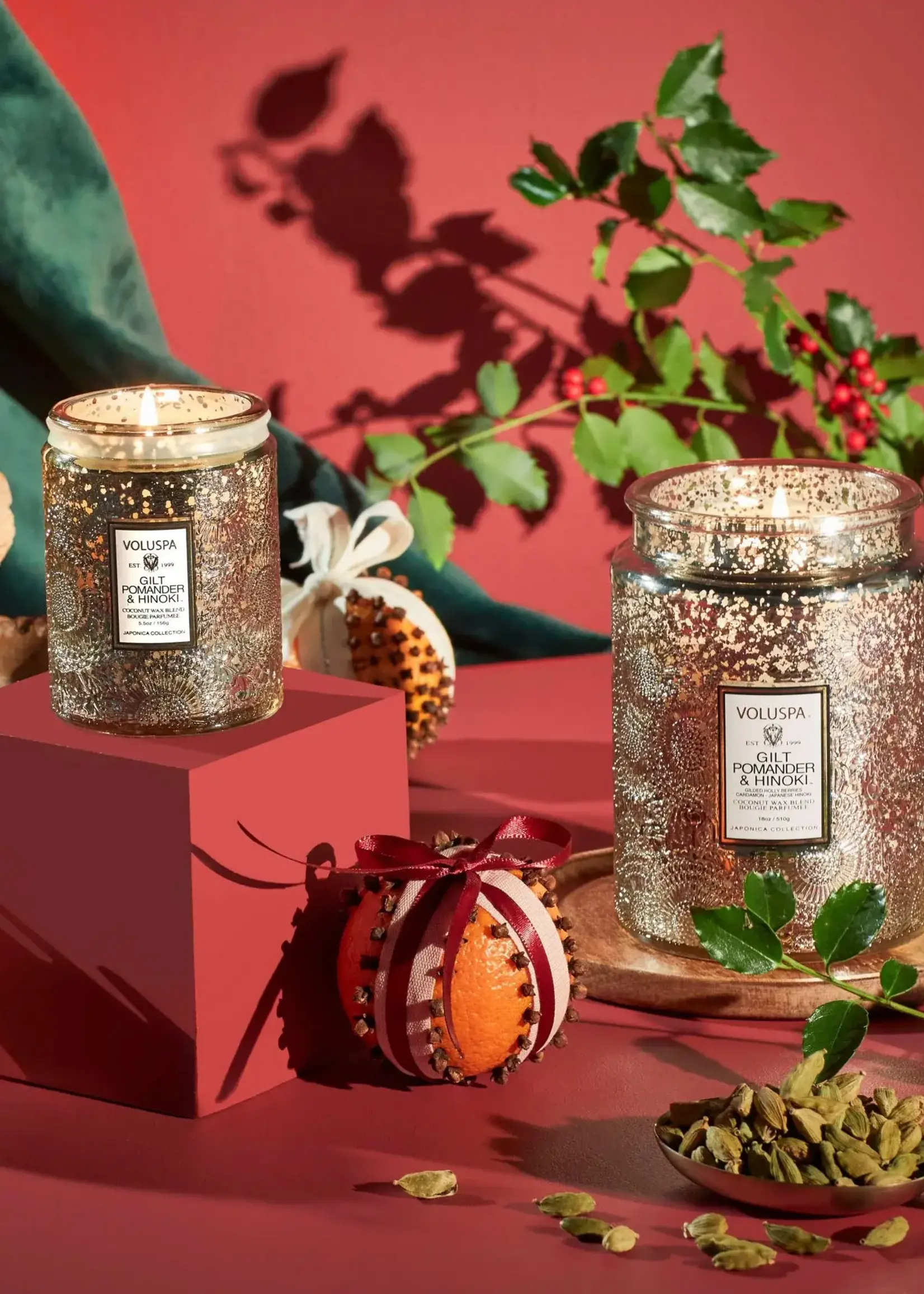 Voluspa GILT POMANDER 18 OZ JAR 73316