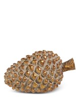 RAZ Imports 4511658 7” Gilded Pinecone