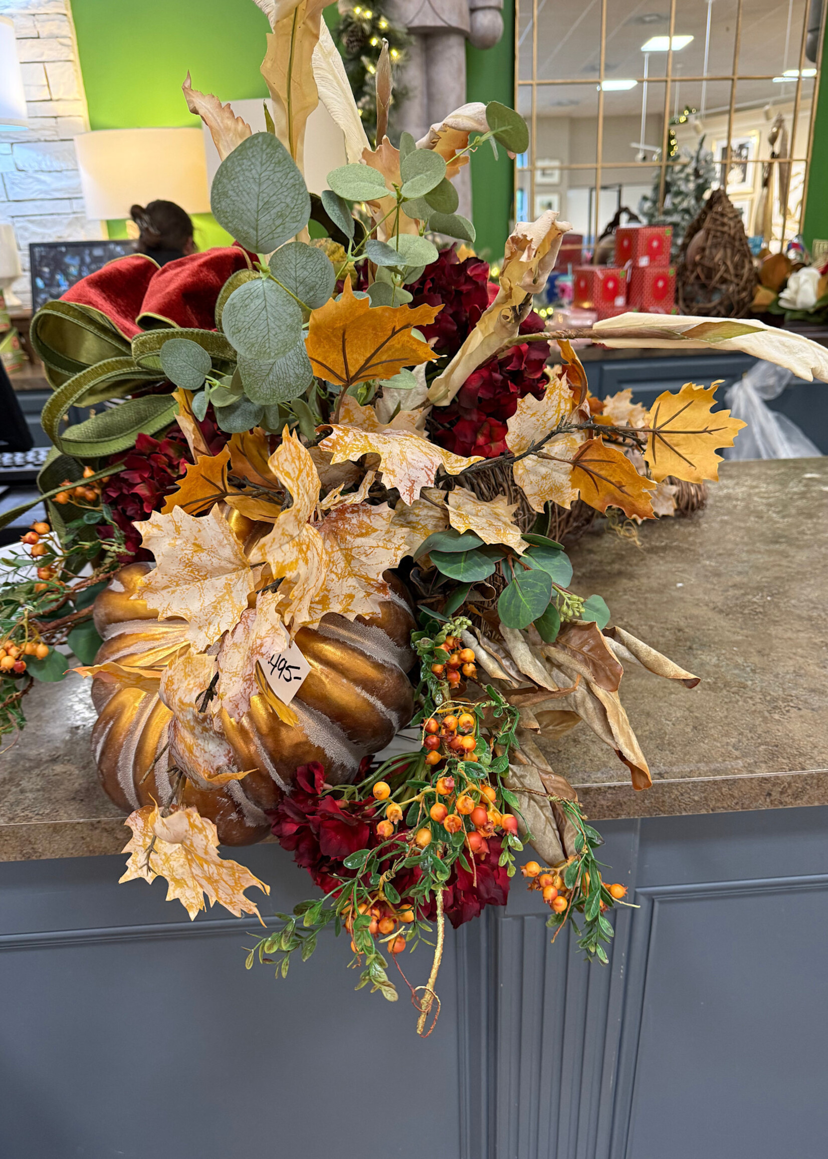 Custom Floral Cornucopia