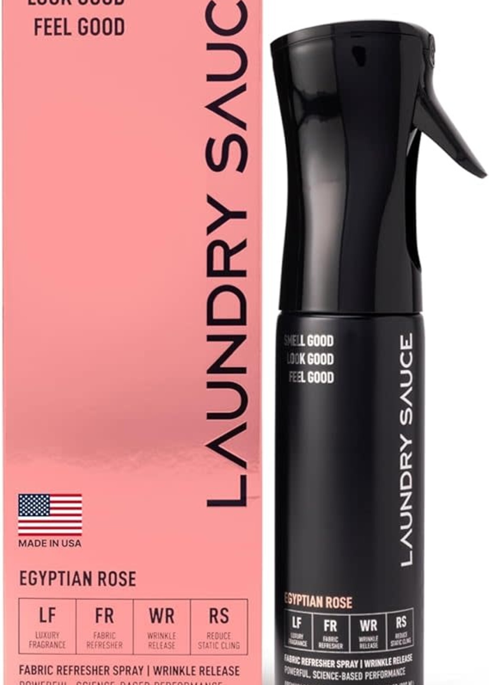 Laundry Sauce Egyptian Rose Fabric Refresher Spray Wrinkle Release