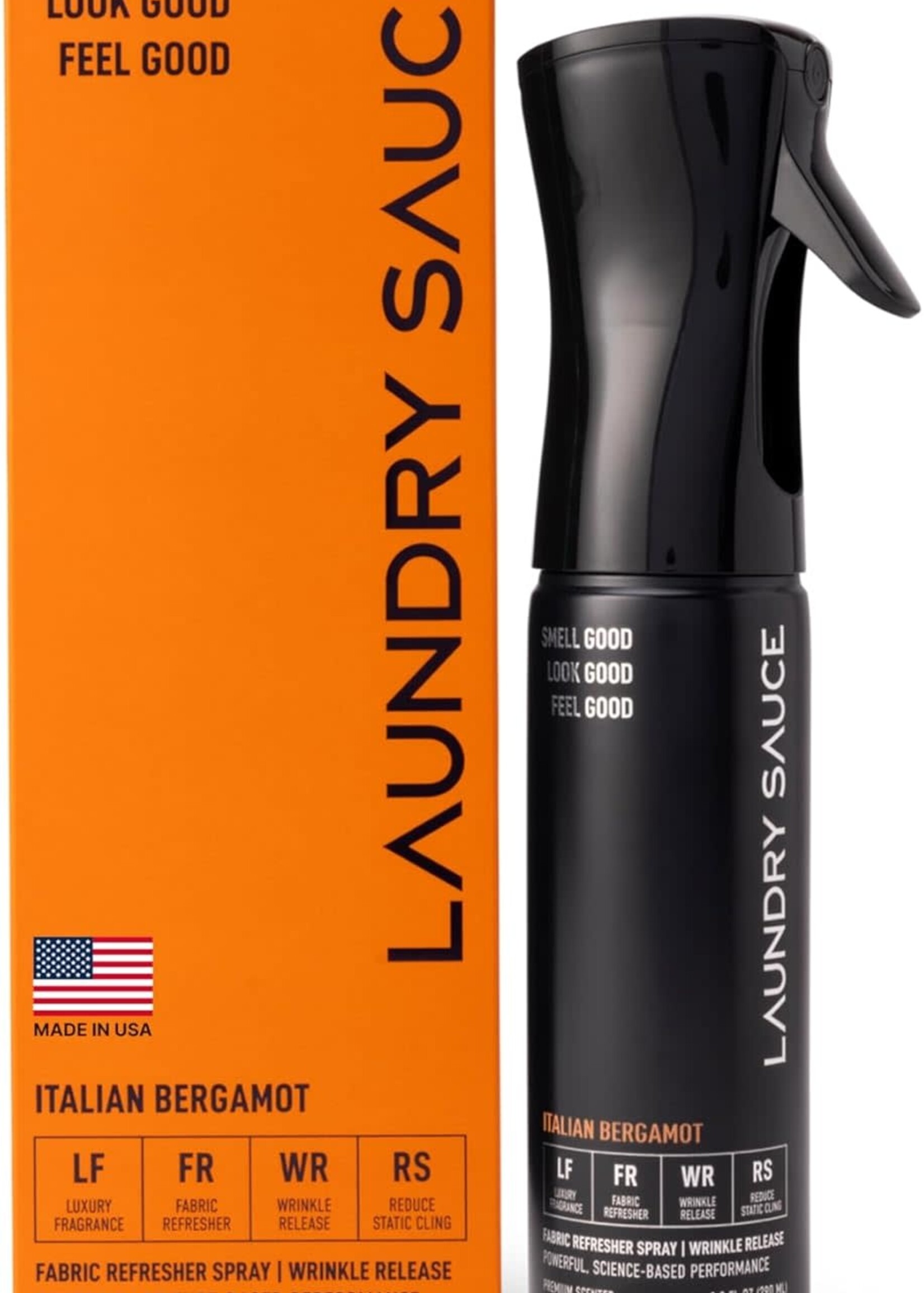 Laundry Sauce Italian Bergamot Fabric Refresher Spray Wrinkle Release