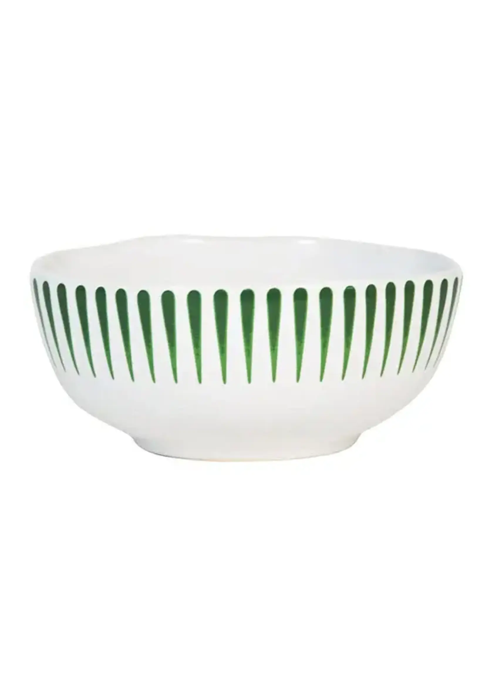 Juliska Juliska - Sitio Stripe Cereal/Ice Cream Bowl - Basil Sitio Stripe Cereal Bowl Basil - STS07/29