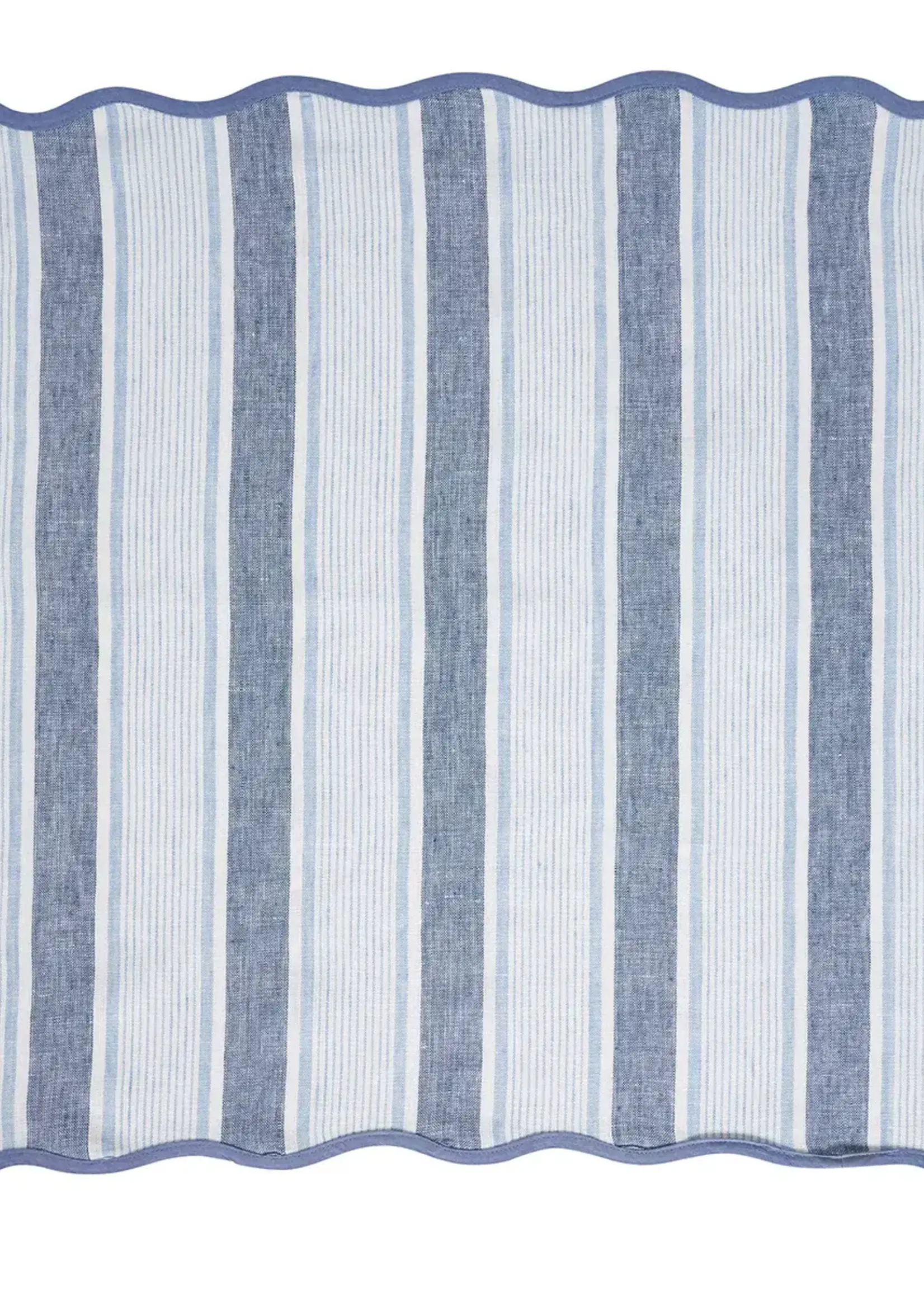 Juliska LB108S4/46 Cabana Stripe Napkin - Ocean