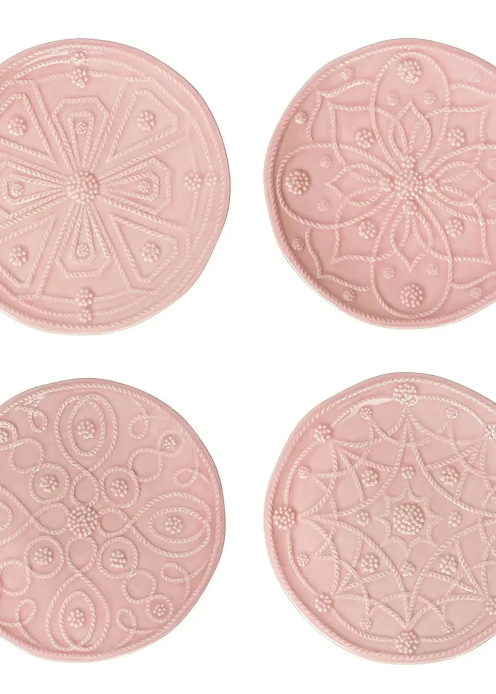 Juliska JMX103S4/51 Jardins Du Monde Side/Cocktail Plate Blush
