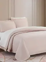 Hi End Accents Jardin Eucalyptus Duvet Cover Set, Queen, Salmon, 3PC FB2235DS-SQ-SA