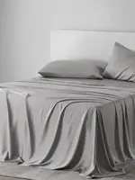 Hi End Accents Eucalyptus Sheet Set, Queen, Gray, 4PC FB2135SS-QN-GY