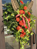 Custom Floral Hand Crafted Bunny Swag