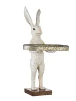 RAZ Imports RAZ Imports - 28" Rabbit with Tray - 4211116