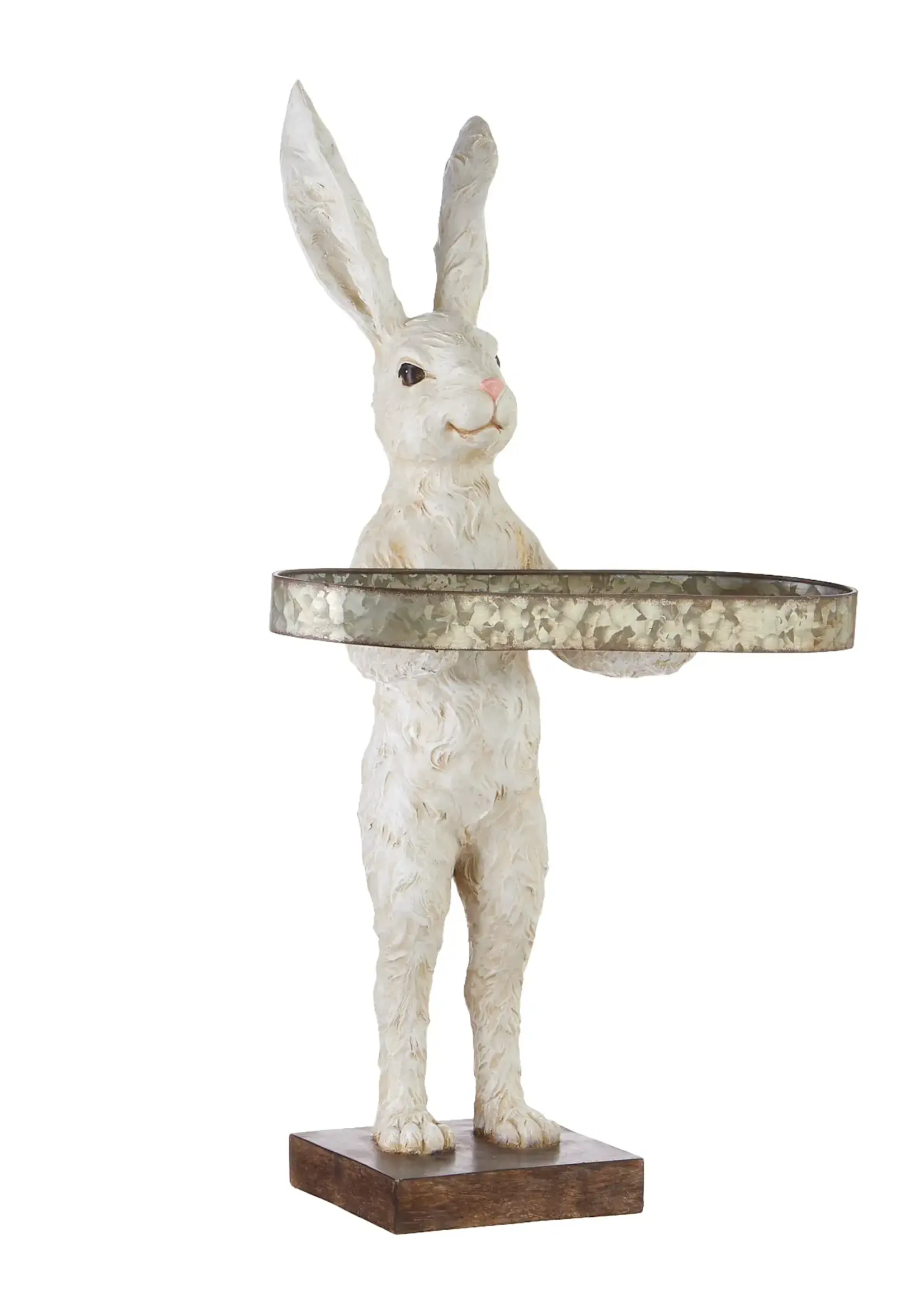 RAZ Imports RAZ Imports - 28" Rabbit with Tray - 4211116