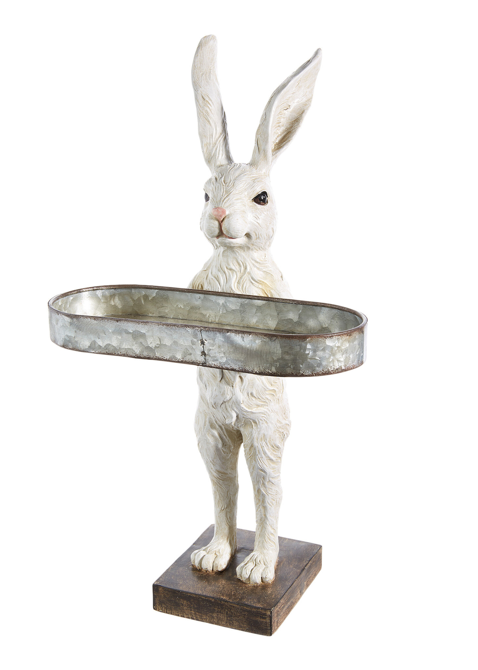 RAZ Imports RAZ Imports - 18.25" Rabbit with Tray - 4311112