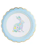 Bonjour Fete Easter Bunny Pastel Floral Small Plates