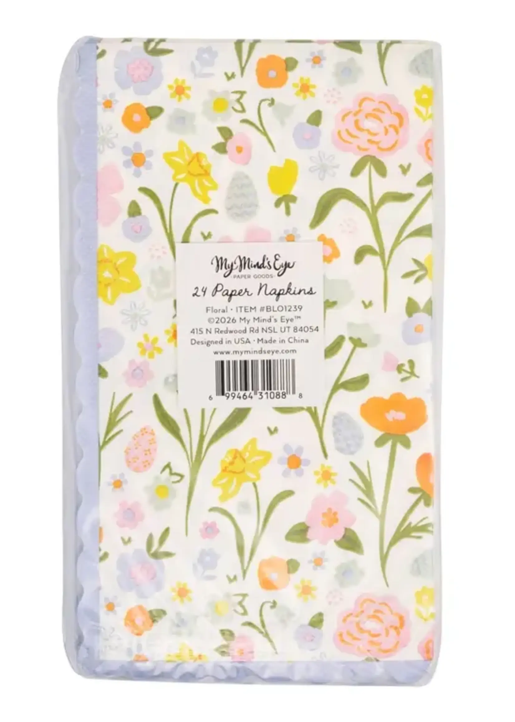 My Minds Eye BLO1239 - Blossom Floral Dinner Napkin |  - #BLO1239