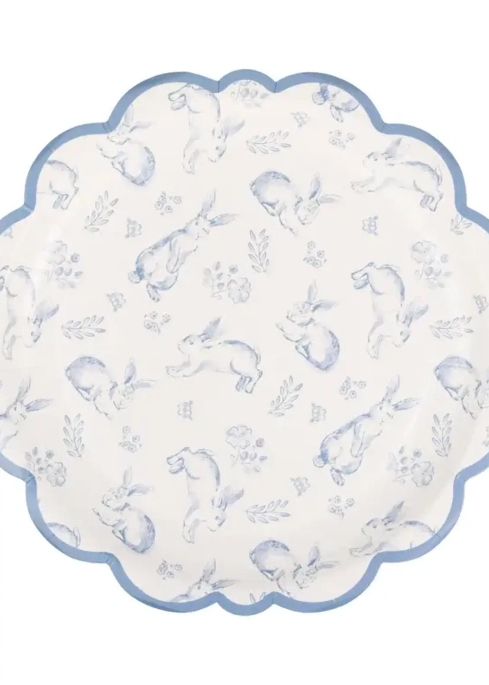 My Minds Eye BTL1140 - 8" Bunny Toile Plates | - #BTL1140