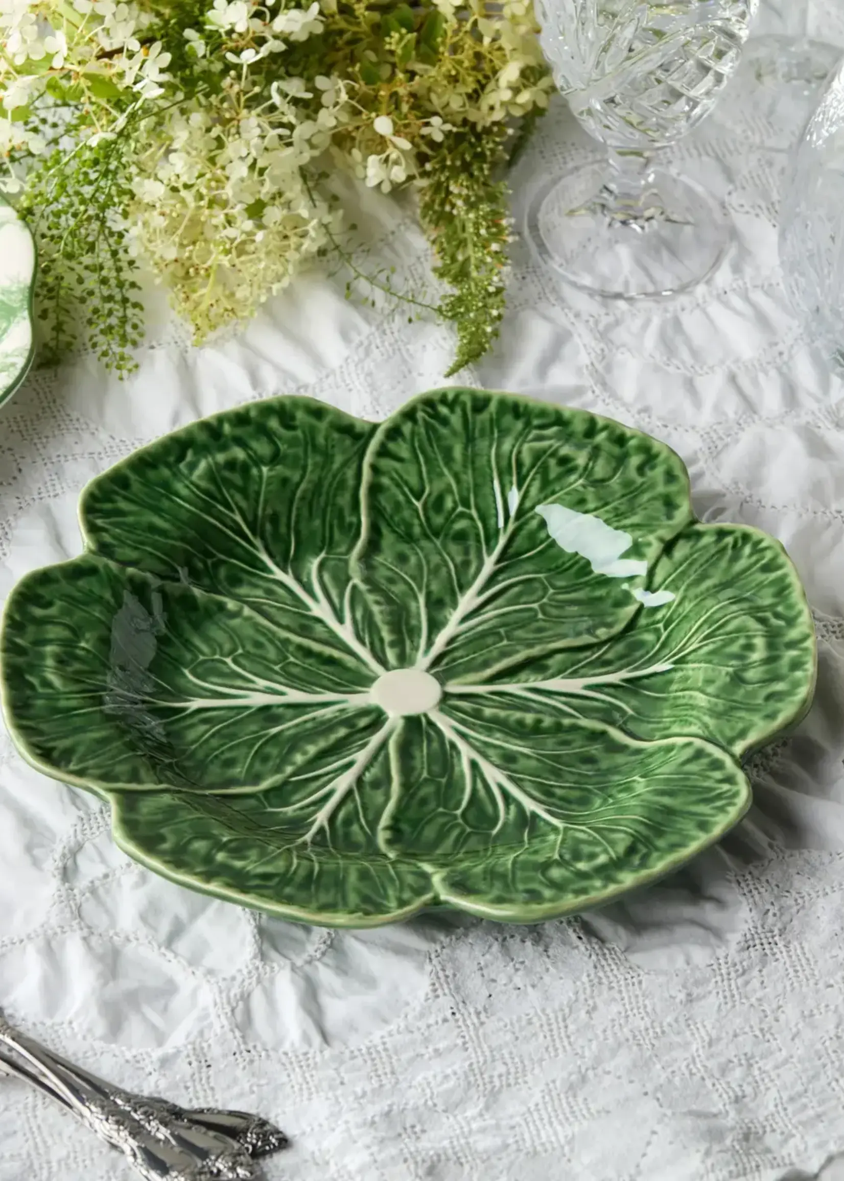 Certified International Le Jardin Cabbage 3-D Dinner Plate 11in |  - #38072