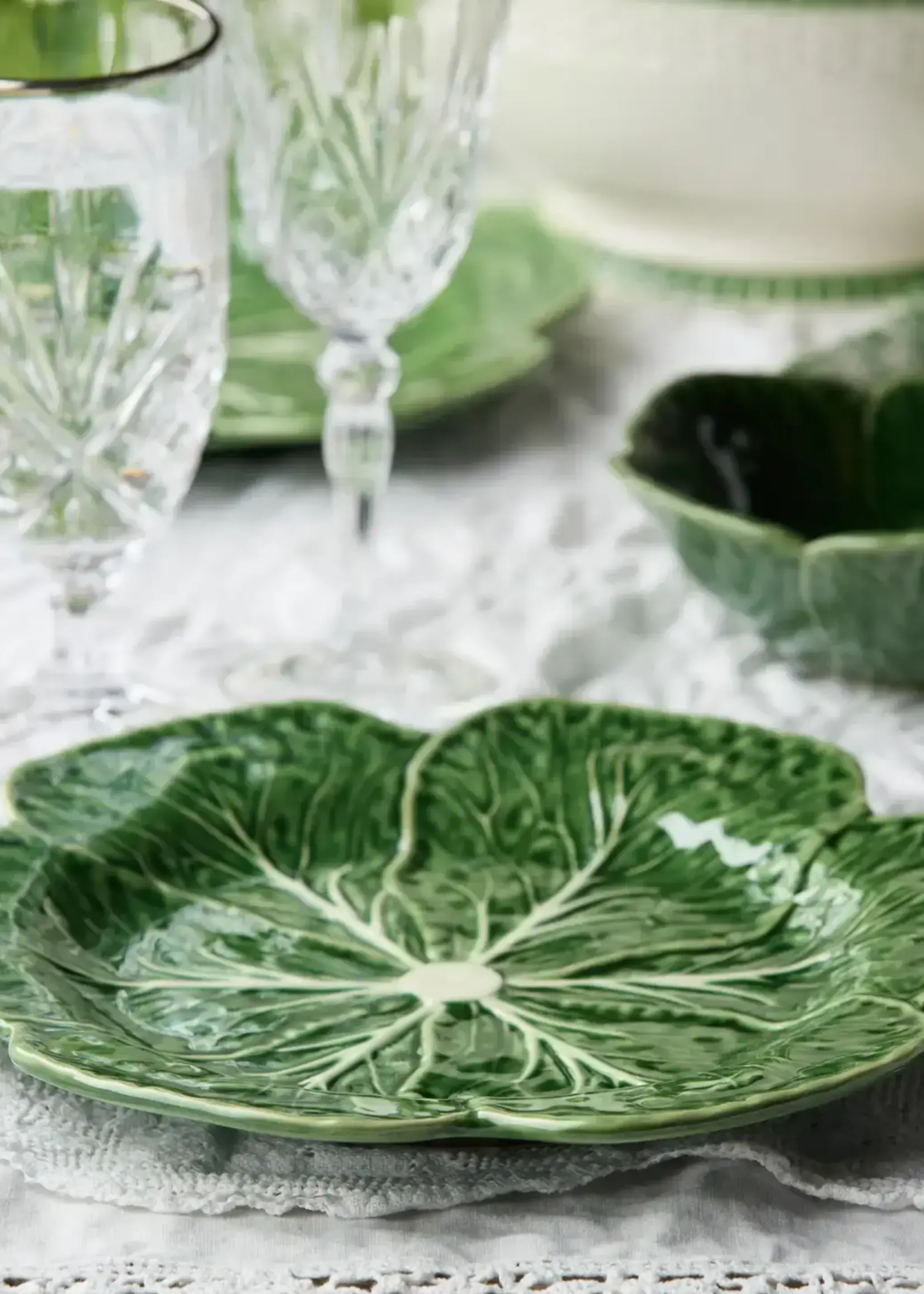 Certified International Le Jardin Cabbage 3-D Dinner Plate 11in |  - #38072