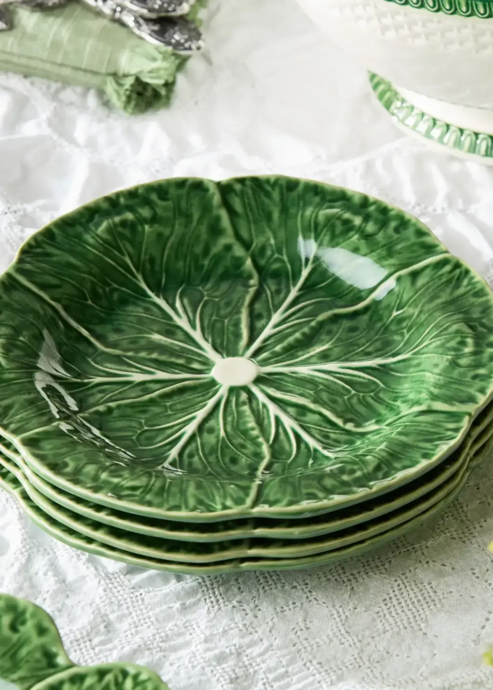 Certified International Le Jardin Cabbage 3-D Salad Plate 9in | - #38073