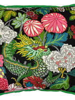 Signature Pillows SCHUMACHER CHIANG MAI DRAGON EBONY 24