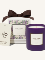 Hotel Lobby Candle London - Luxury Soy Lavender Candle - 9.75 oz