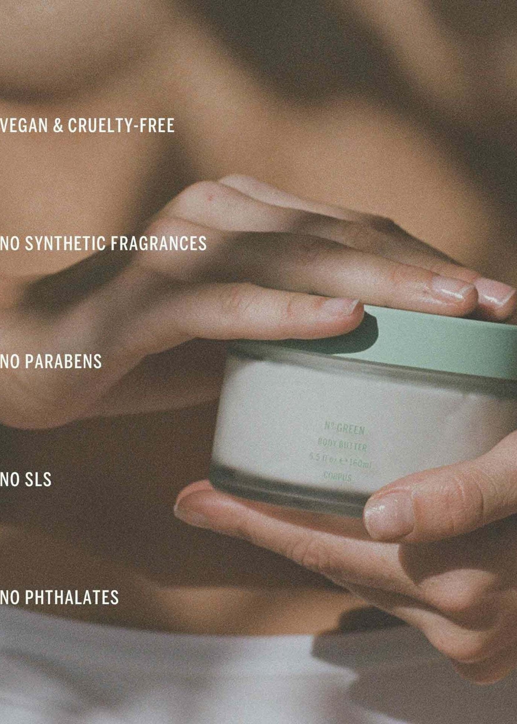Corpus BODY BUTTER: Nº Green (2oz) - Bergamot, Orange Blossom | CN-NG-BB-MINI