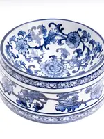 8 Oak Lane Large Dog Bowl | Blue Chinoiserie