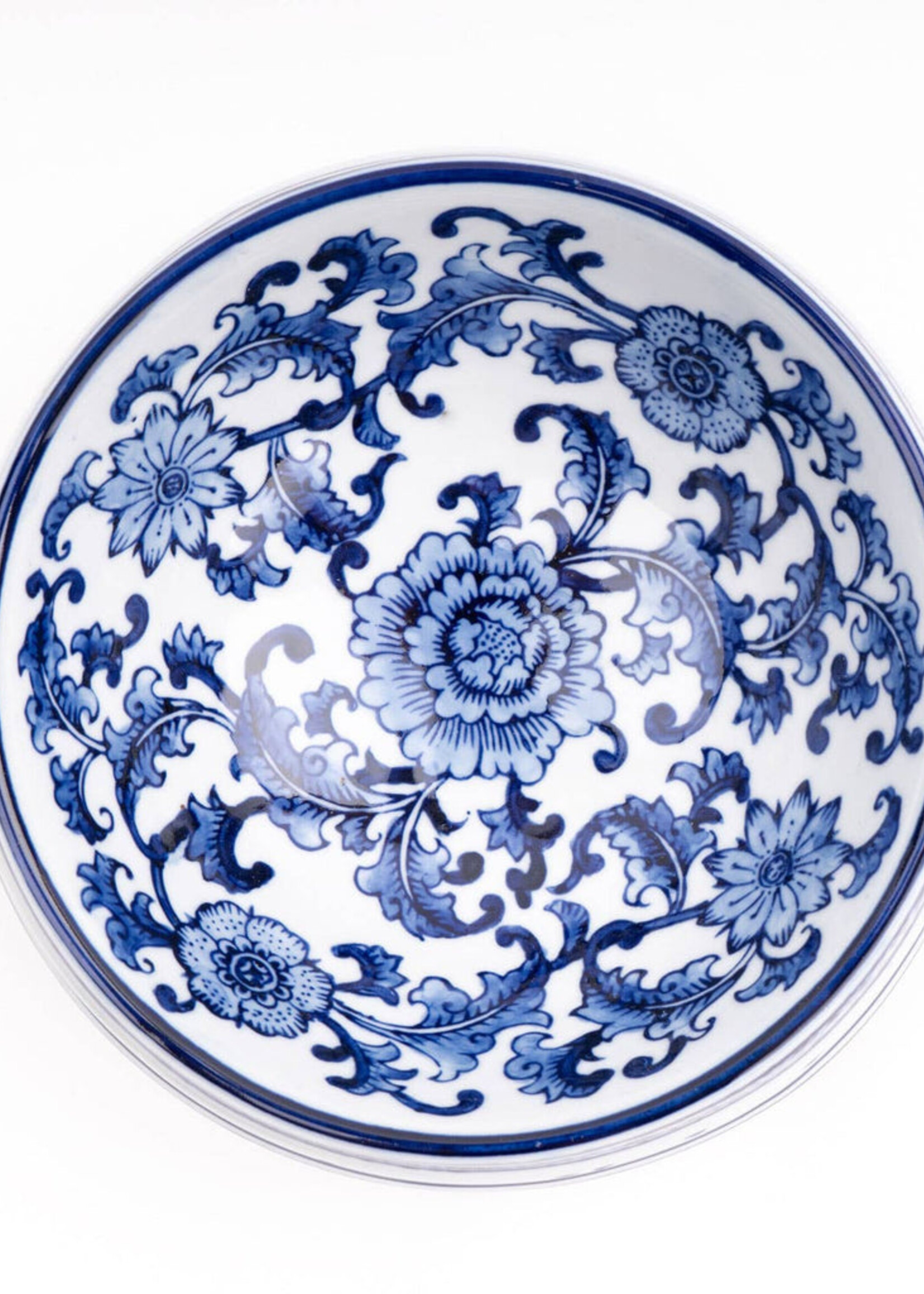 8 Oak Lane Large Dog Bowl | Blue Chinoiserie