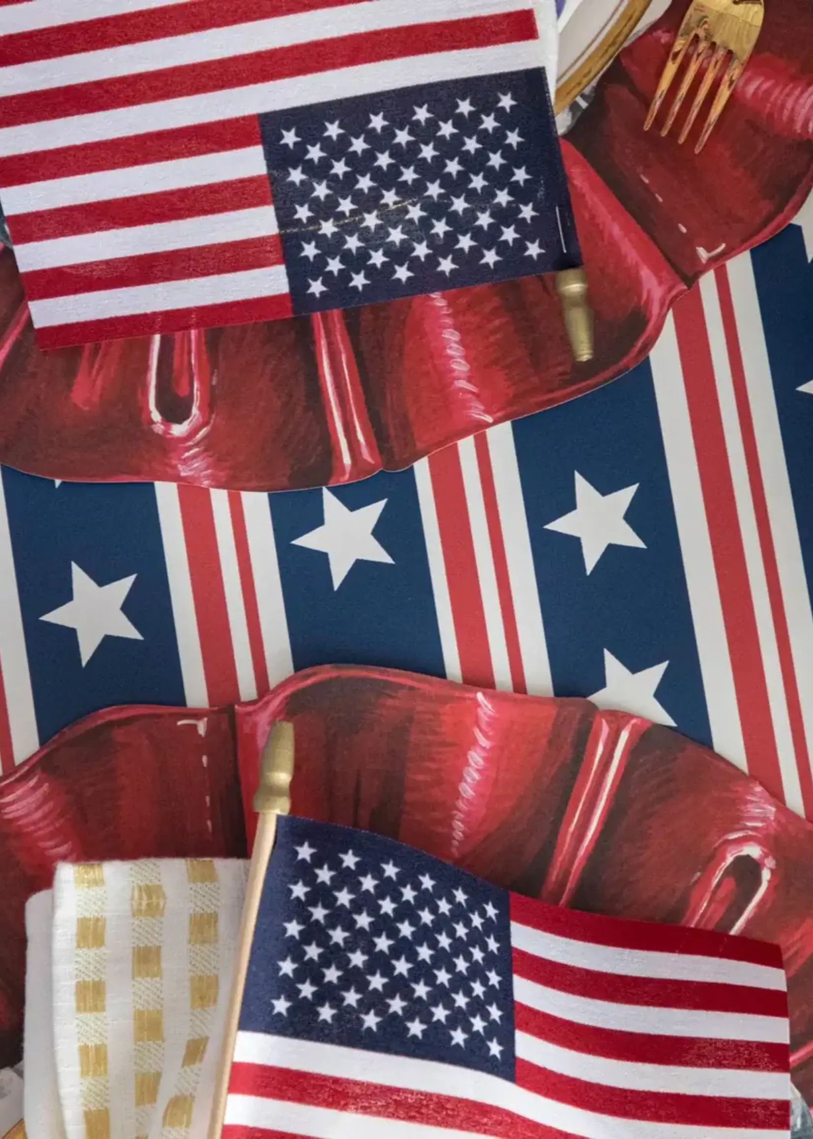Hester & Cook Hester & Cook  - Stars and Stripes Runner - 20" x 25' - KP8026