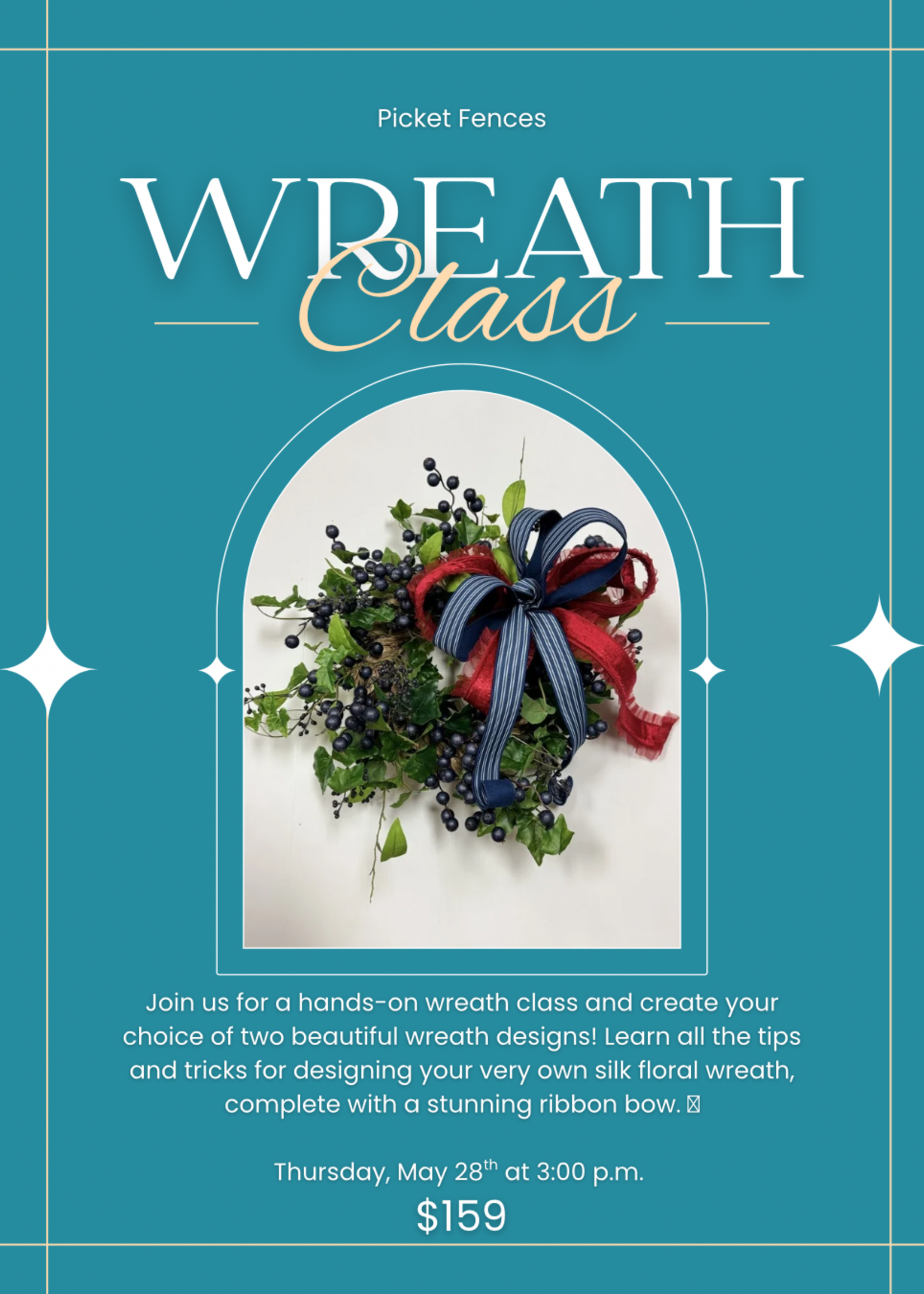 Events May Wreath Class