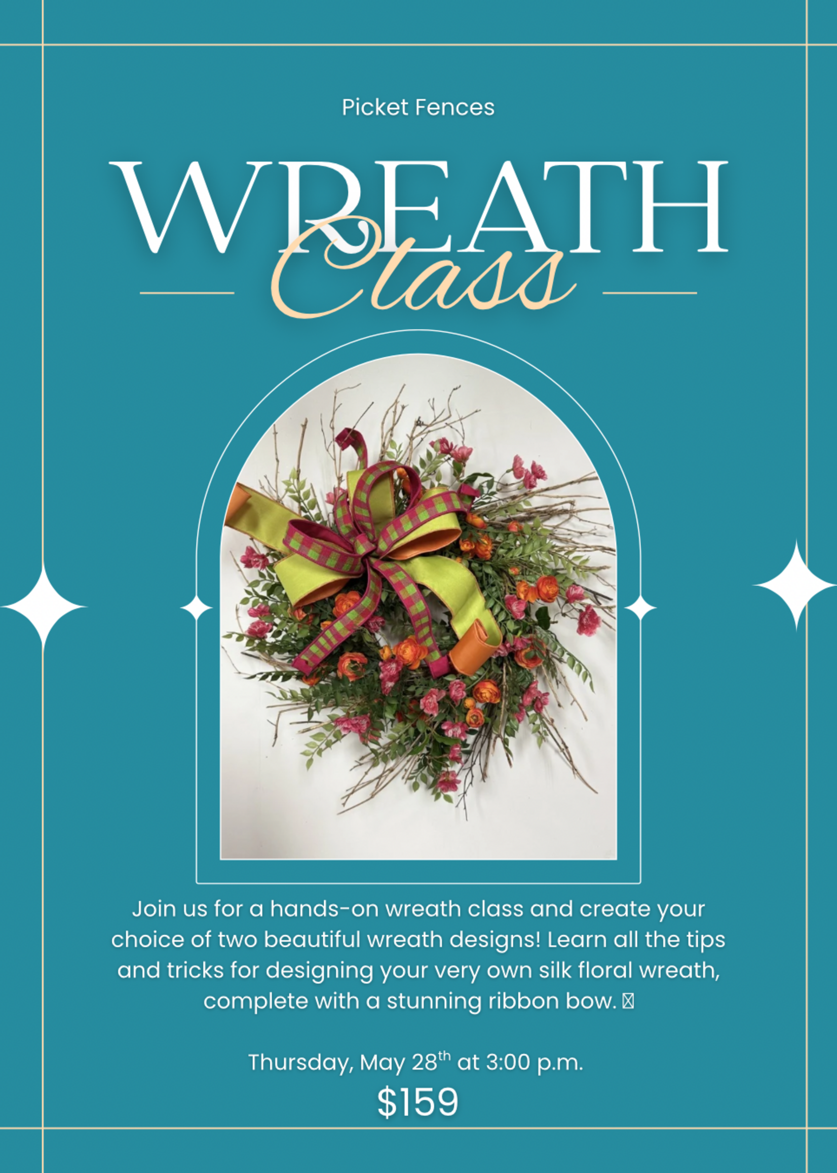 Events May Wreath Class